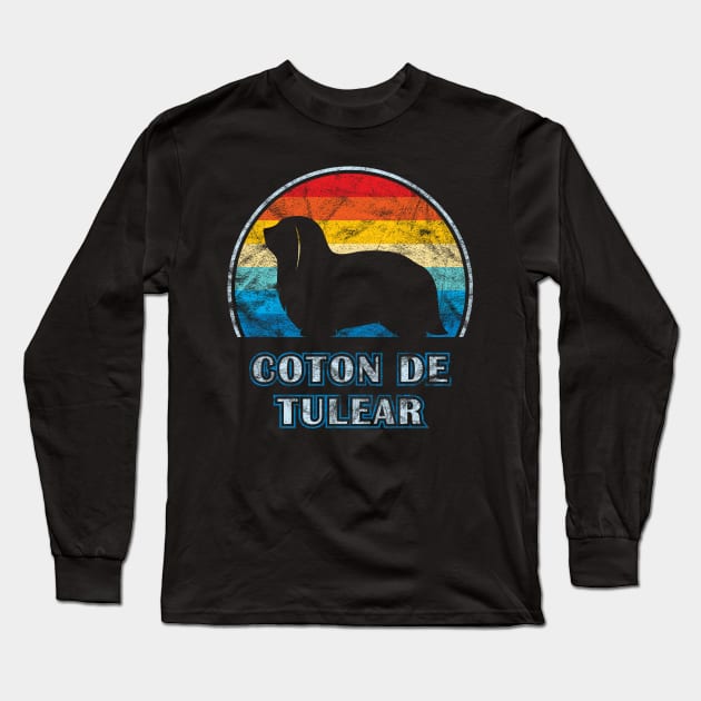 Coton de Tulear Vintage Design Dog Long Sleeve T-Shirt by millersye